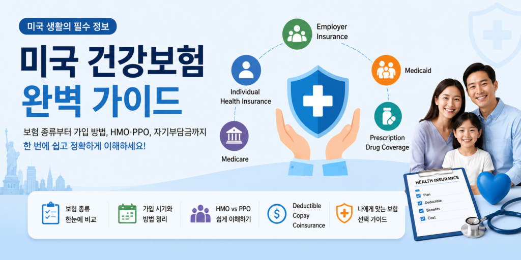 미국 건강보험 가이드 글을 소개하는 이미지