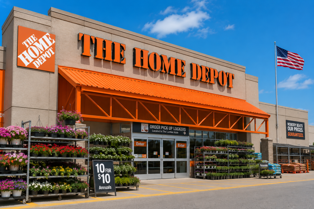 home depot 외관 이미지 입니다.