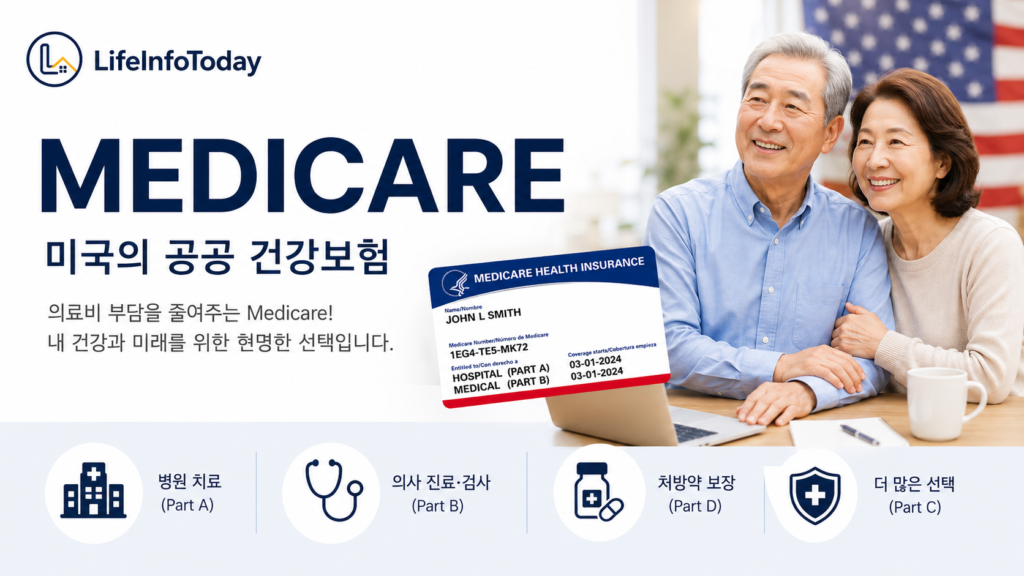 메디케어 건강보험 소개하는 이미지