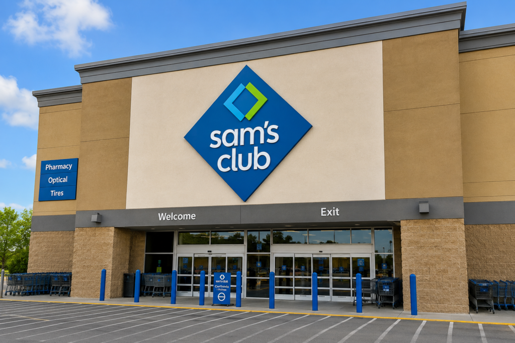 미국 대표 대형마트 sam's club 외관 이미지