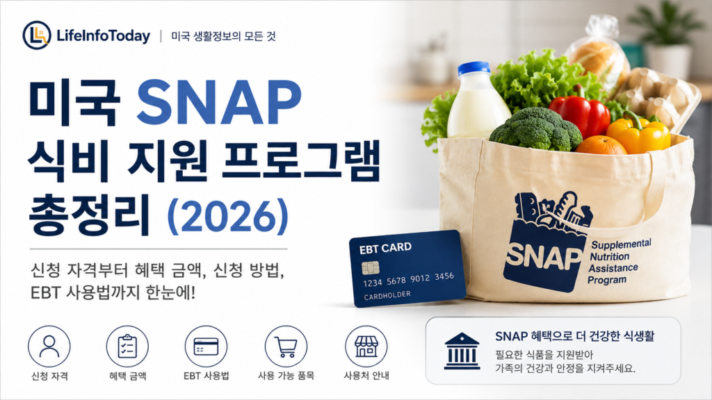 snap(식비지원프로그램)에 대한 글 소개하는 이미지