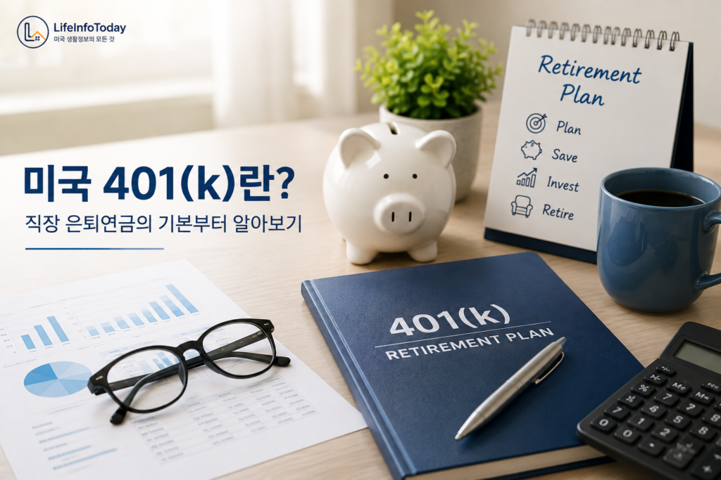 미국 401k 안내하는 이미지