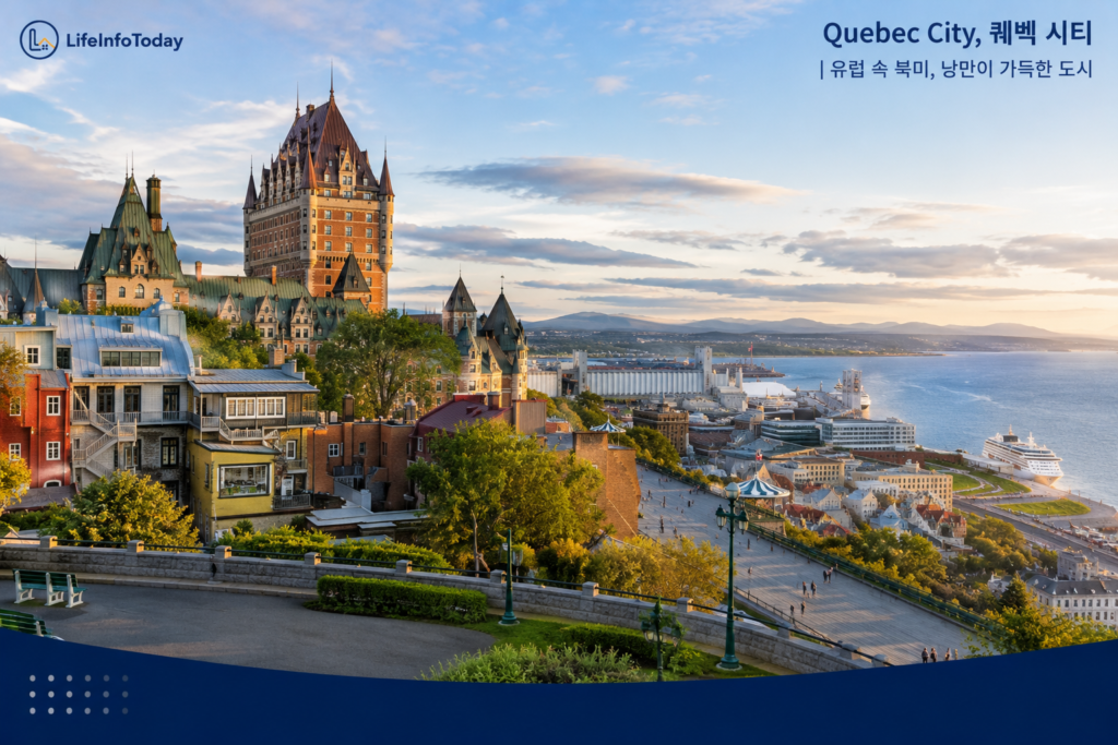 캐나다 quebec city 풍경 이미지
