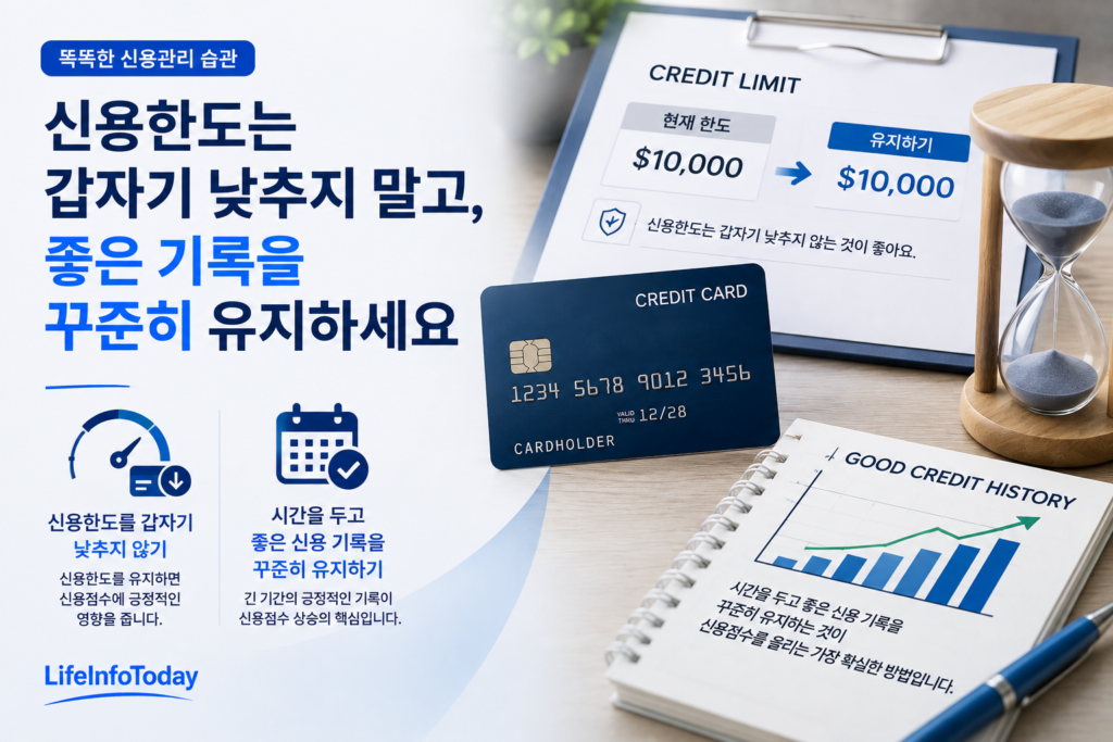 미국 신용점수 올리는 방법 소개하는 이미지
