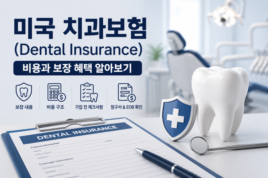미국 치과보험 소개하는 글 이미지