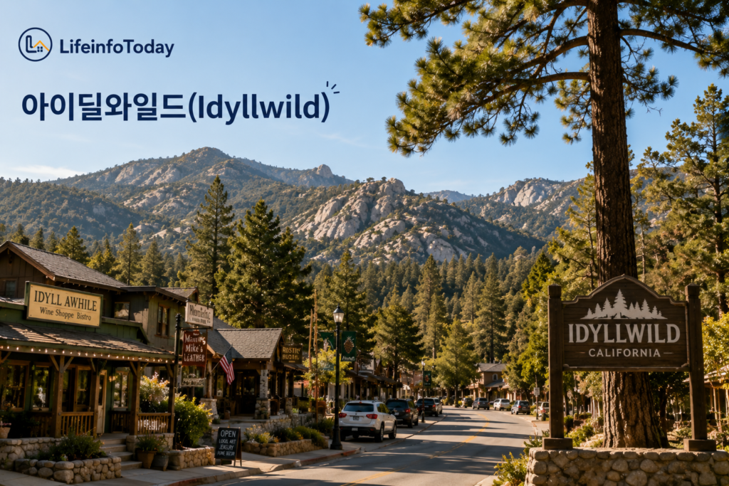 LA 주말여행 놓치기 쉬운 가까운 여행지 7곳 중 아이딜와일드(Idyllwild) 소개하는 글 이미지