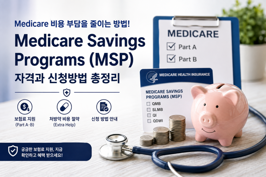 Medicare Savings Program 소개하는 글 이미지