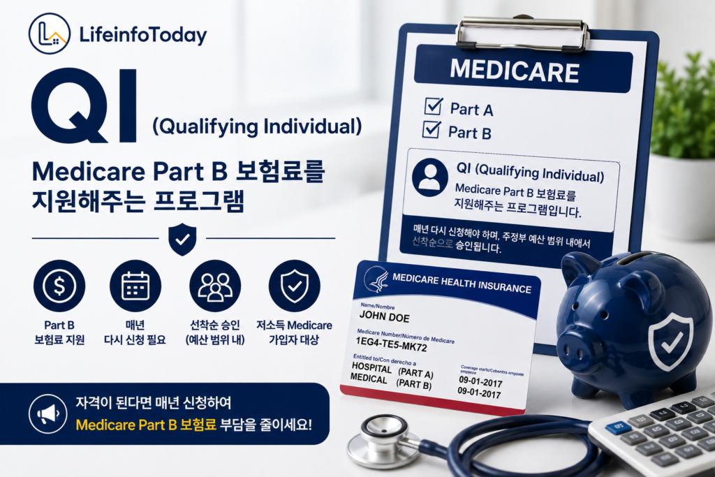 Medicare Savings Program 중 QI 소개하는 글 이미지
