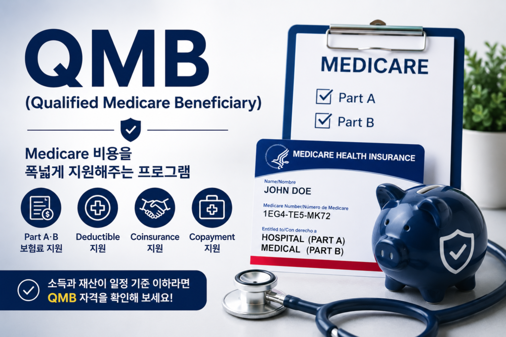 Medicare Savings Program 중 QMB 소개하는 글 이미지