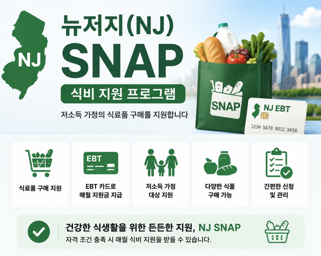 뉴저지 정부 지원 프로그램 SNAP, 소개하는 이미지