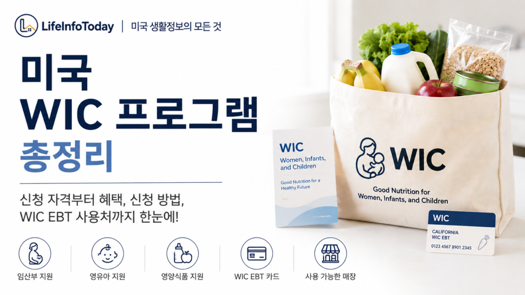 미국 wic 프로그램 소개하는 이미지