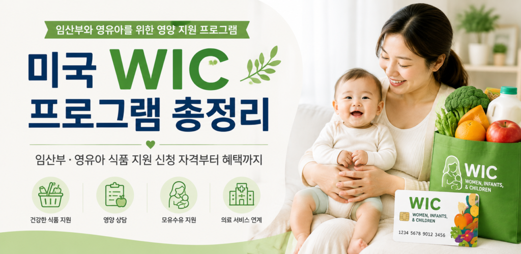 미국 wic 프로그램 간략히 소개하는 이미지