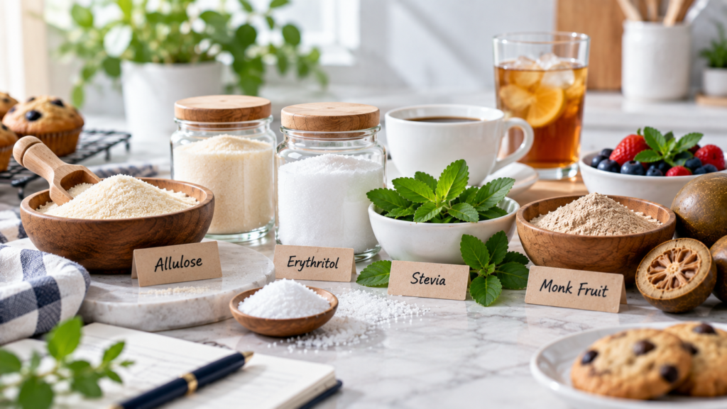 Allulose·Erythritol·Stevia·Monk Fruit 관련 이미지